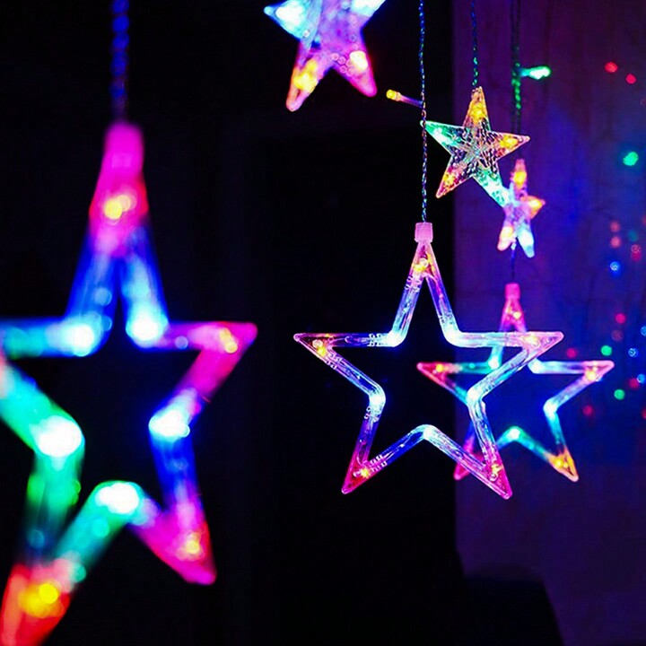 Stars String LED Fairy / Curtain Light 3M.