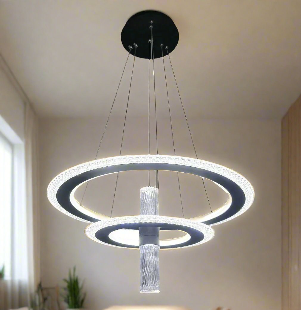 Crystal LED Pendant Light/Lamp - 2252-2+1. - Mr.Smart SA's Best Online Shopping Store