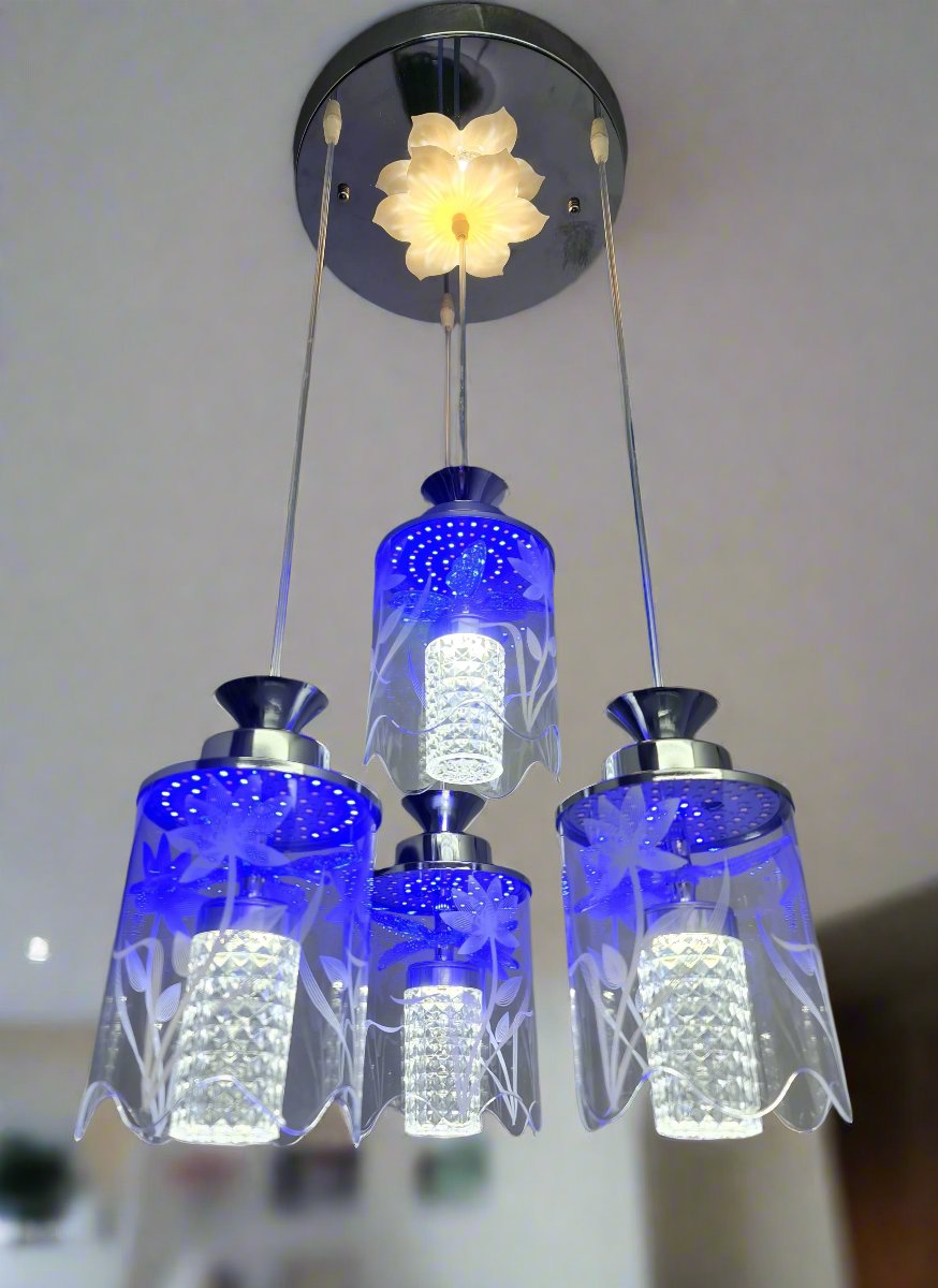 LED Glass Design pendant light-9900/3+1.