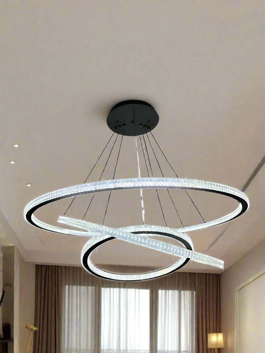 3 Rings crystal chandelier pendant light - 20215-4 6.8.