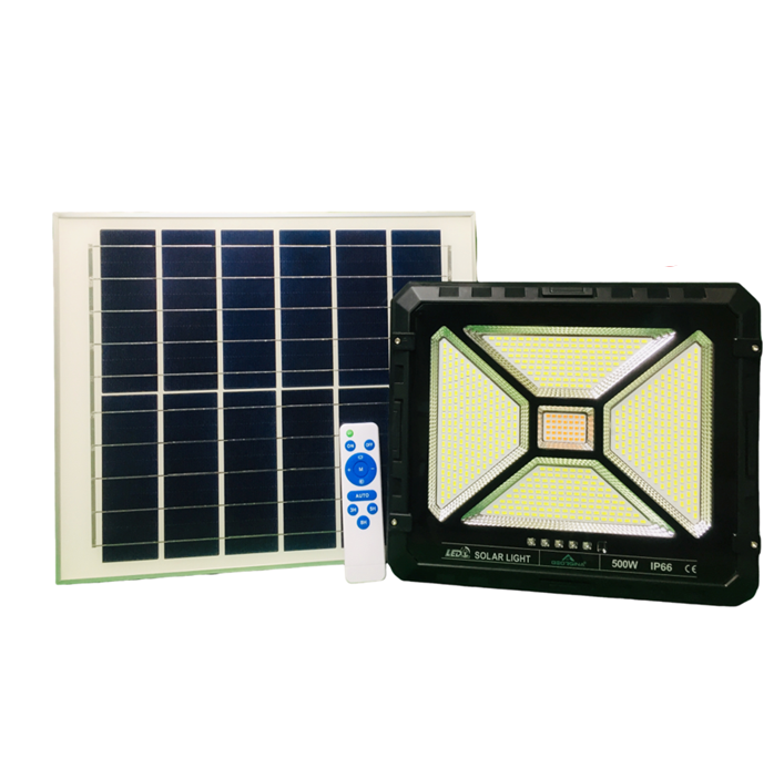 GEORGINA 500W Remote Controlled Commercial Solar Flood light.