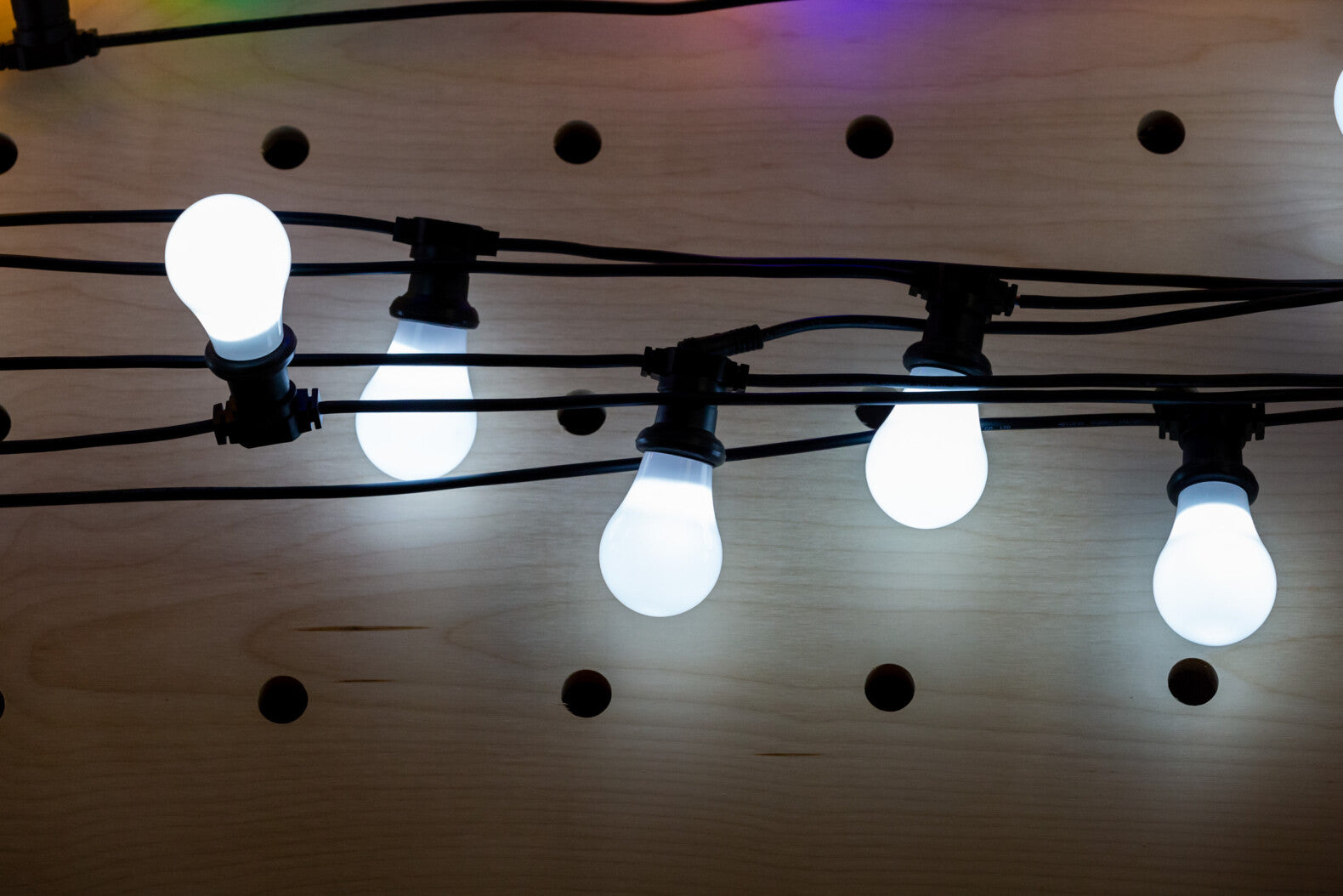 7.5M Outdoor String Lights Wire With 12 E27 Bulb Holders - Mr.Smart SA's Best Online Shopping Store