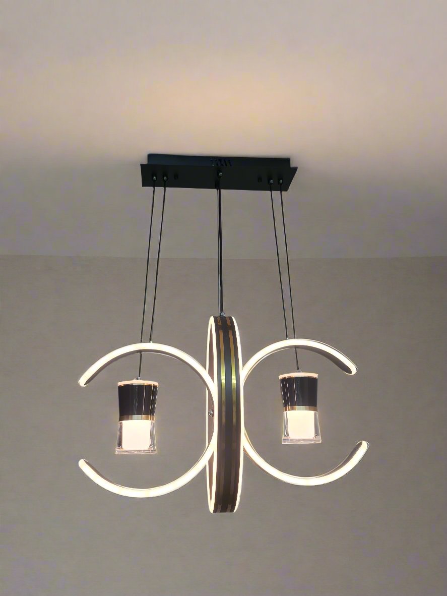 Aluminum acrylic LED pendant Light -9808-3+2.