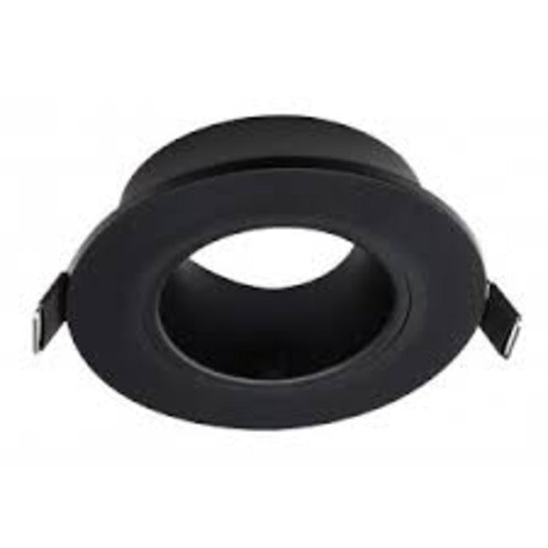 Anti glare Downlight fitting - Black.