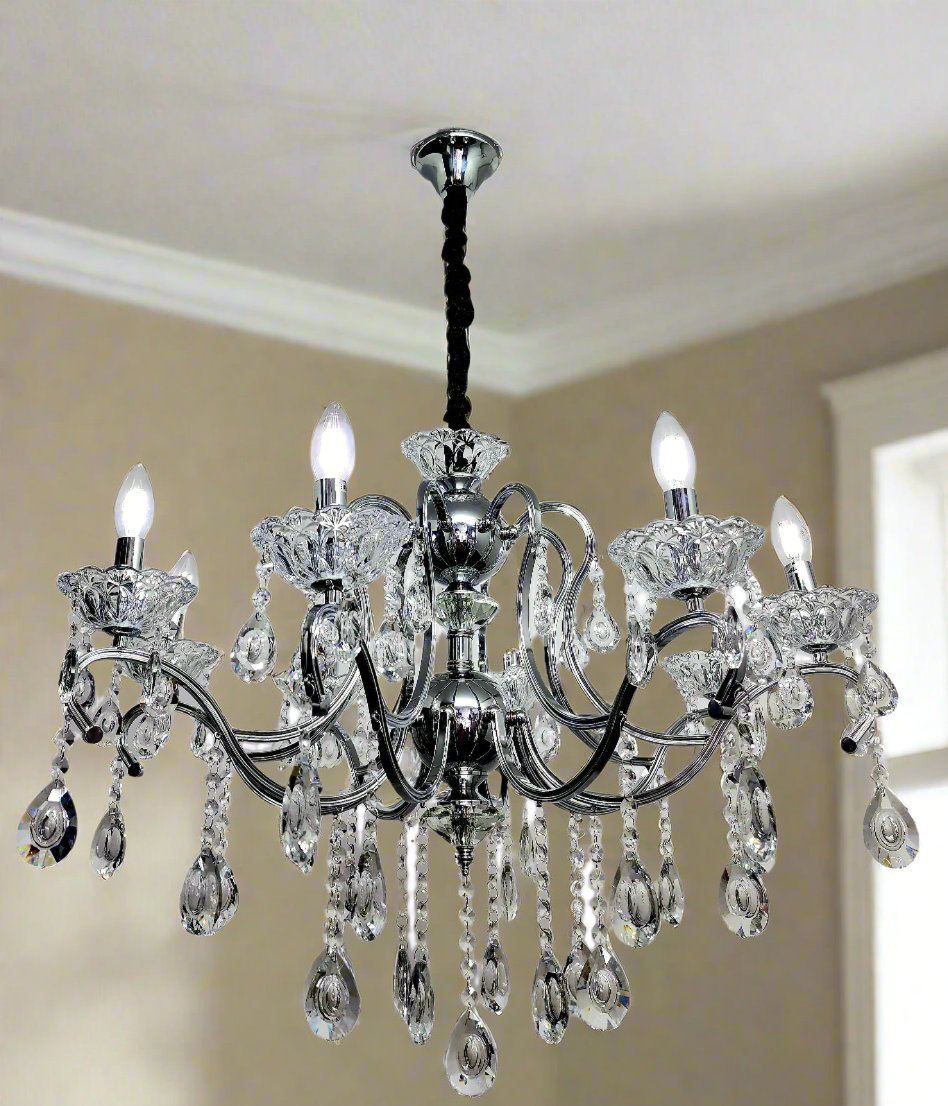 classic metal crystal chandelier-1949-8. - Mr.Smart SA's Best Online Shopping Store