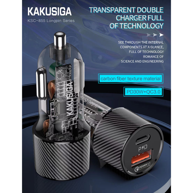 PD 48W Car Charging Adapter.