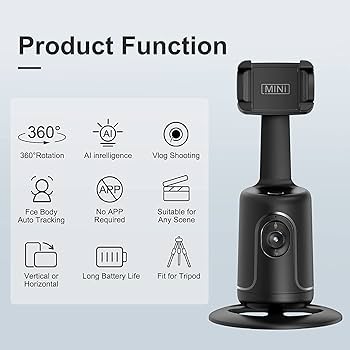 P01 360° Auto face tracking Selfie stick tripod. - Mr.Smart SA's Best Online Shopping Store