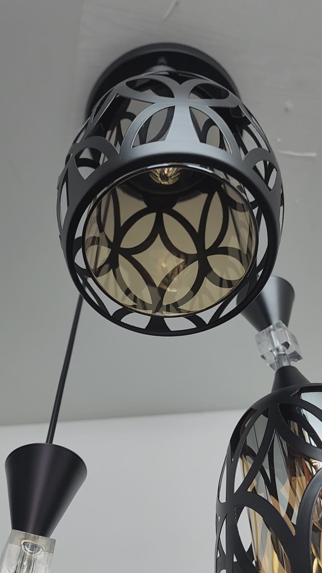 pendant lamp - 1754-3. (bulbs not included)
