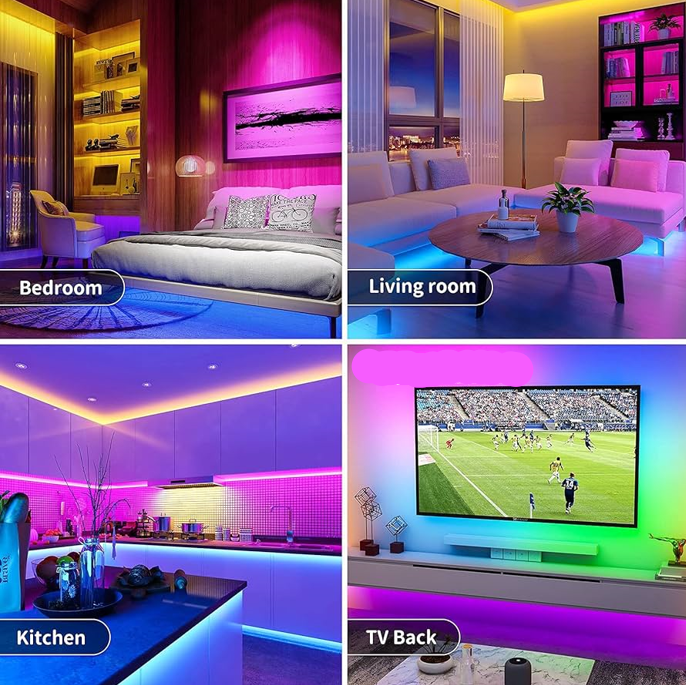 20M - RGB/Multicolor Neon LED Strip Light 220V.