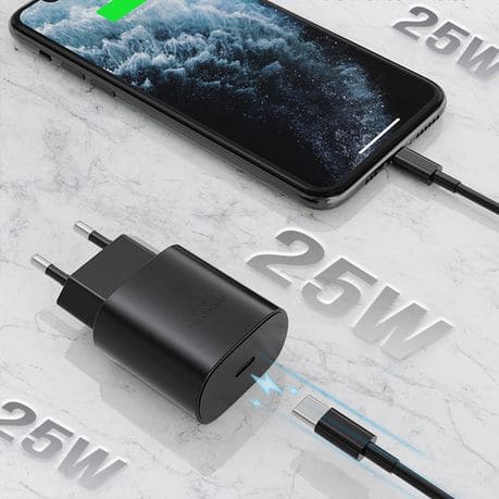 USB Type-C 25W Super Fast Charging Adapter.