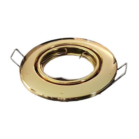 Tiltable Downlight Fitting (GU10/MR16) - Golden