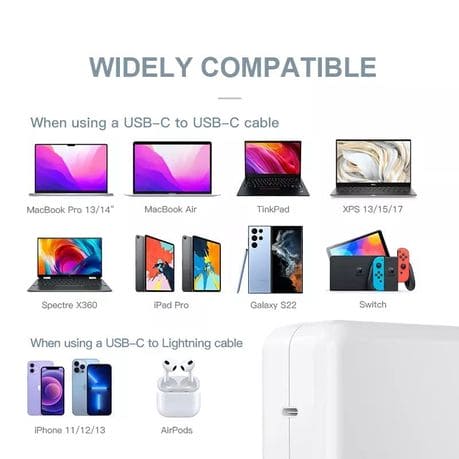 MS 87W Type-C to Type-C Mag Safe MacBook Charger.