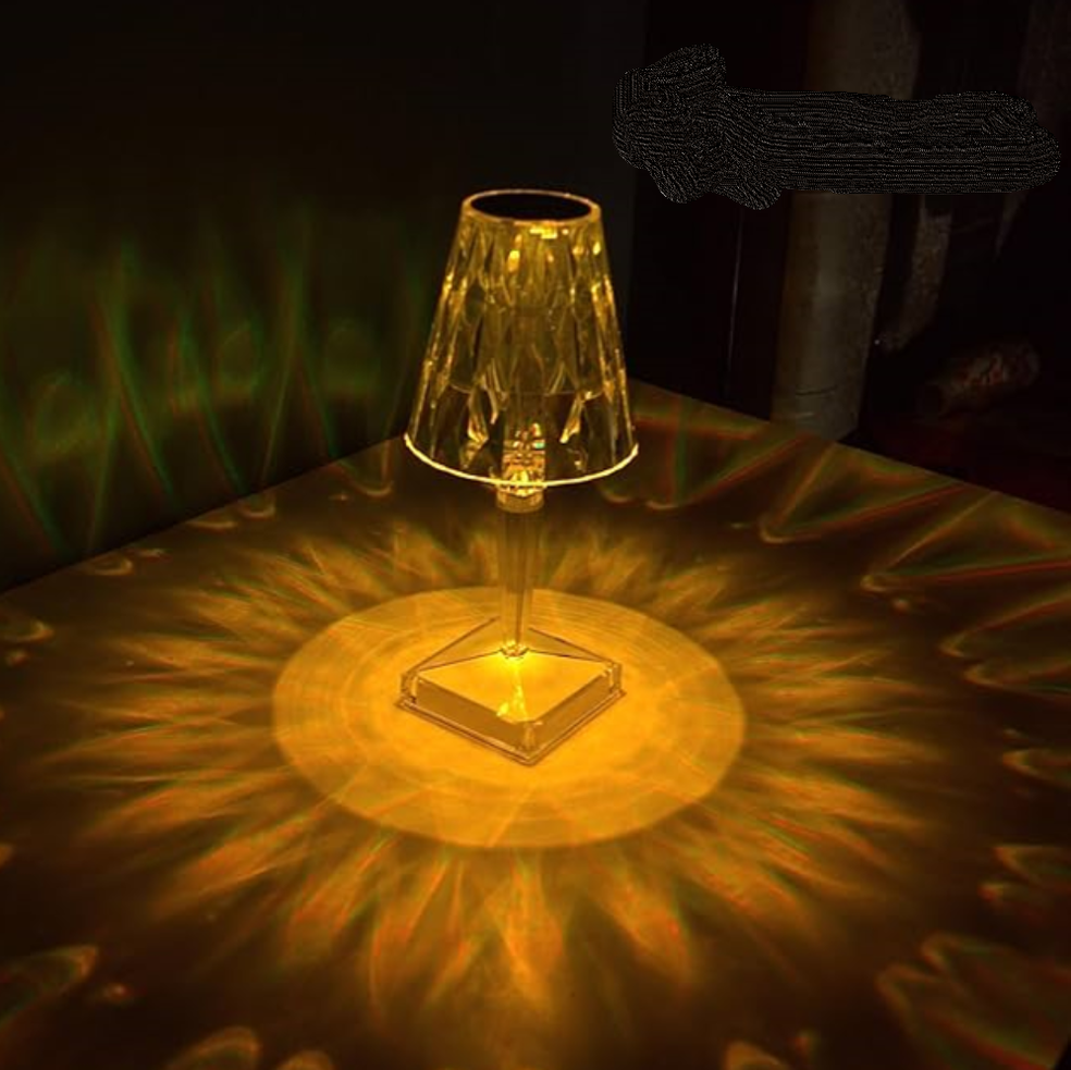 Touch Sensitive Rechargeable Atmosphere Making Table Lamp.