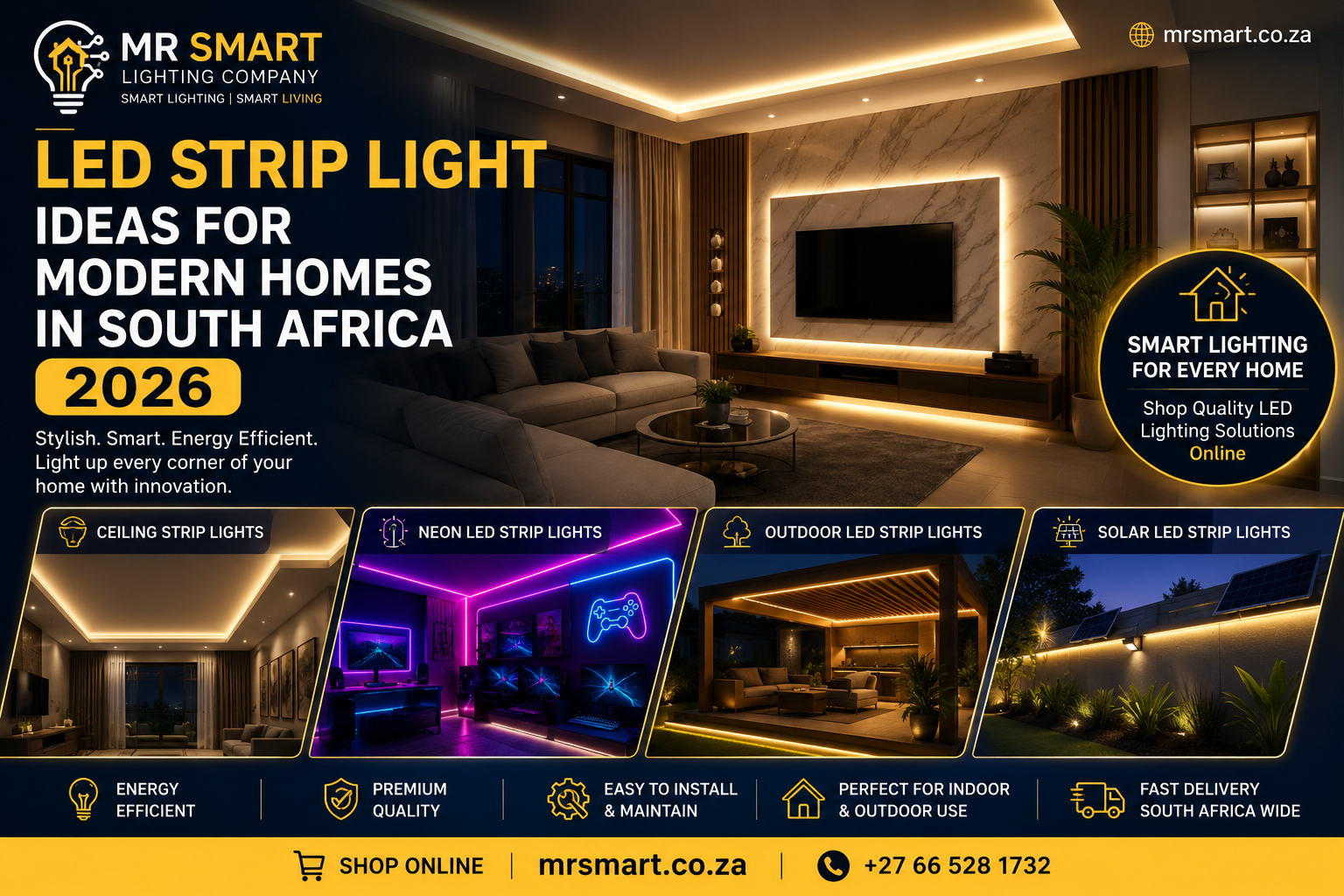 LED Strip Light Ideas for Modern Homes in South Africa 2026