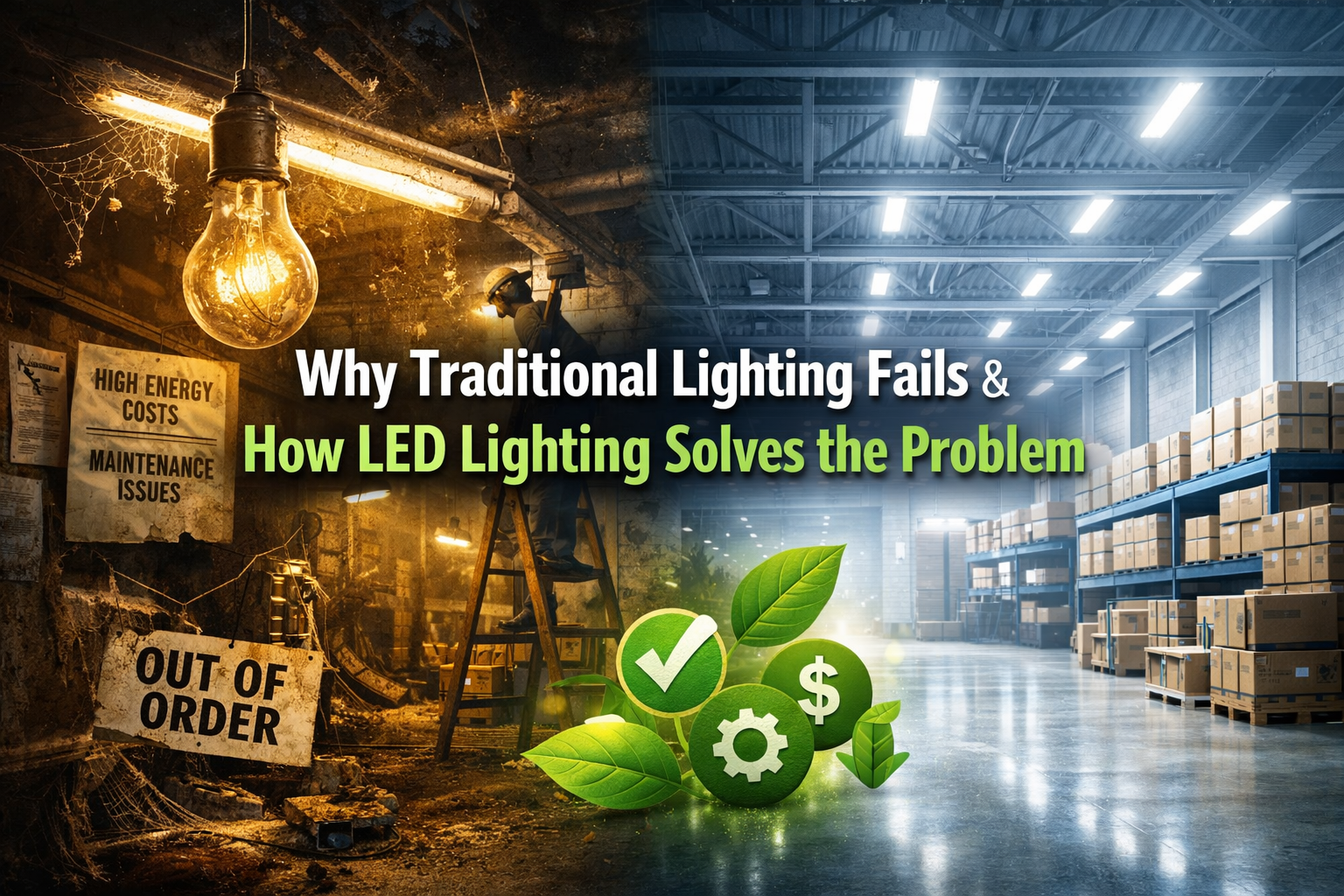 Why Traditional Lighting Fails & How LED Lighting Solves the Problem