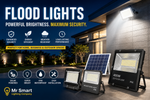 Premium LED flood lights for outdoor security and commercial lighting by Mr Smart Lighting Company.