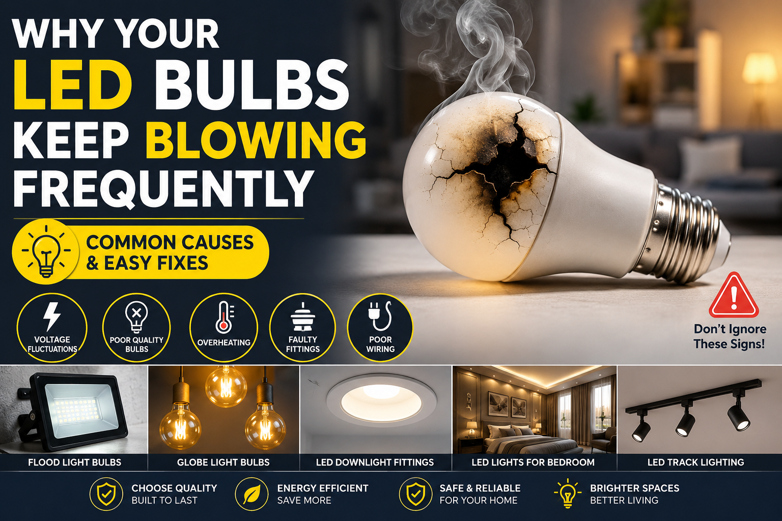 Why Do Your LED Bulbs Keep Blowing Frequently ?