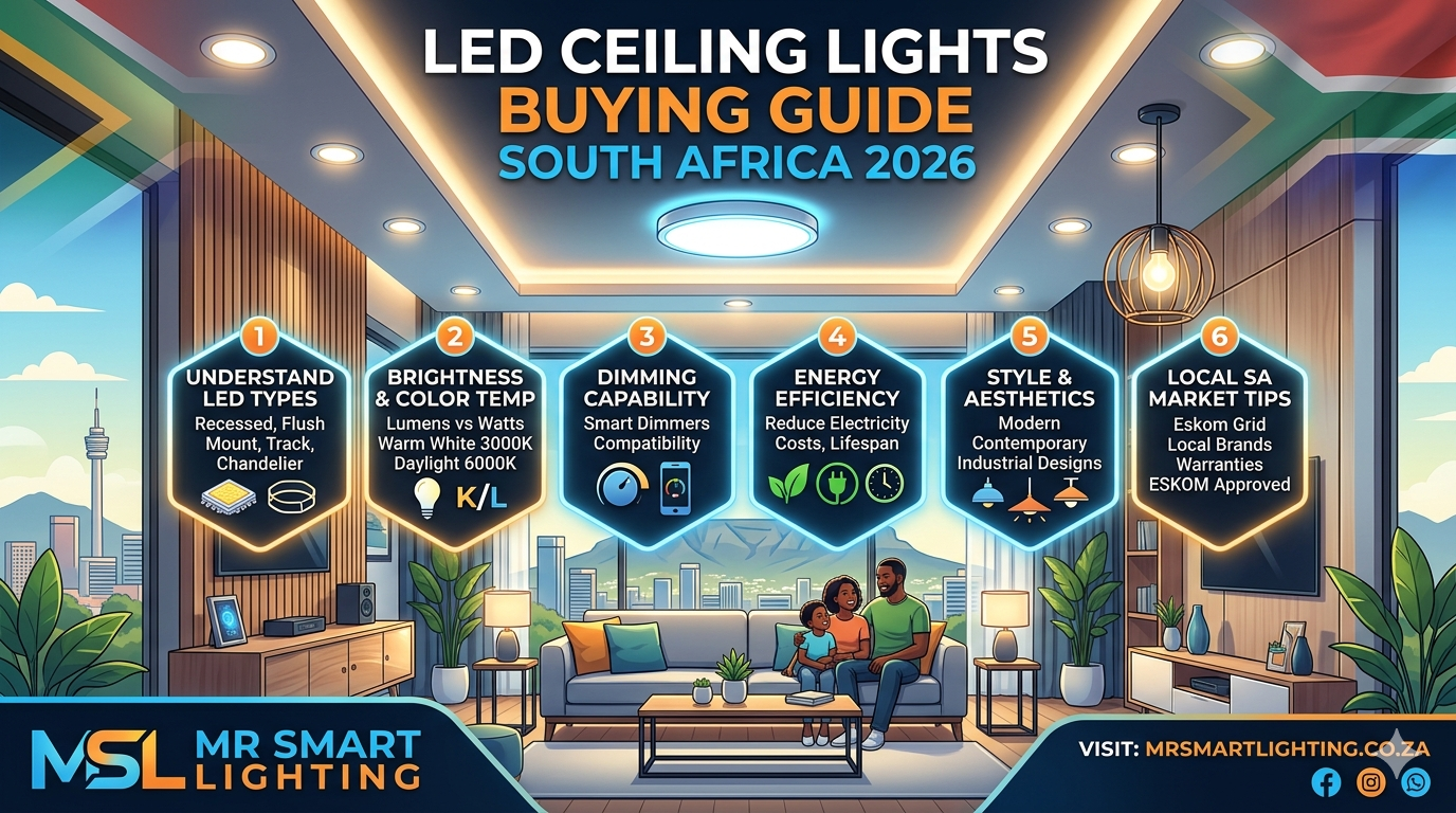 LED Ceiling Lights Buying Guide South Africa 2026