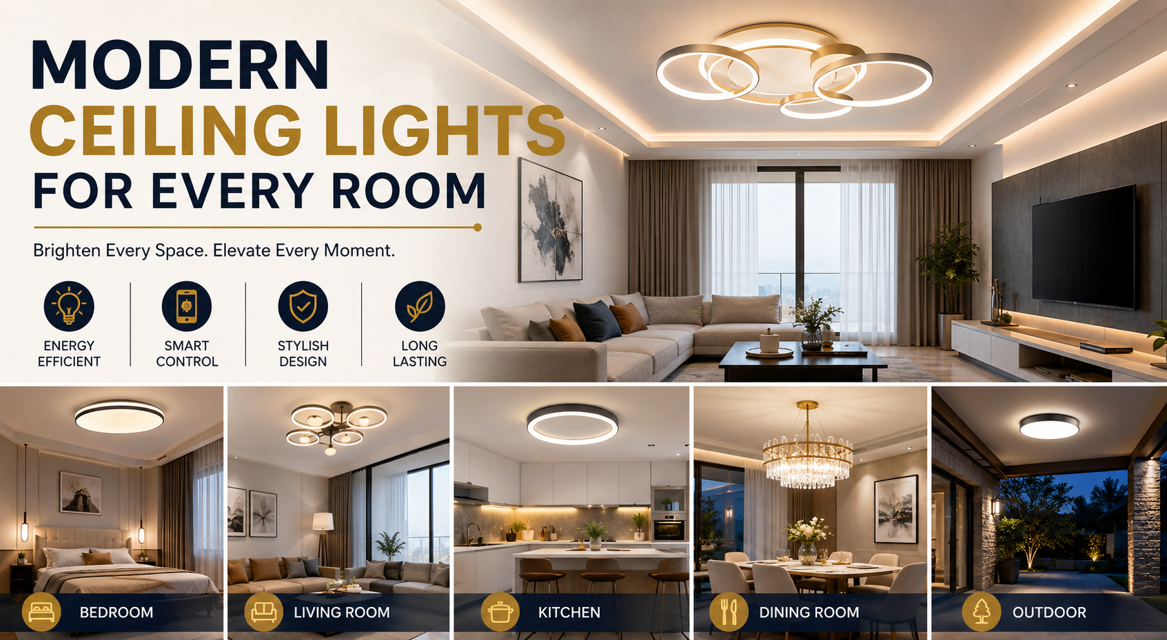Modern Ceiling Lights for Every Room | South Africa