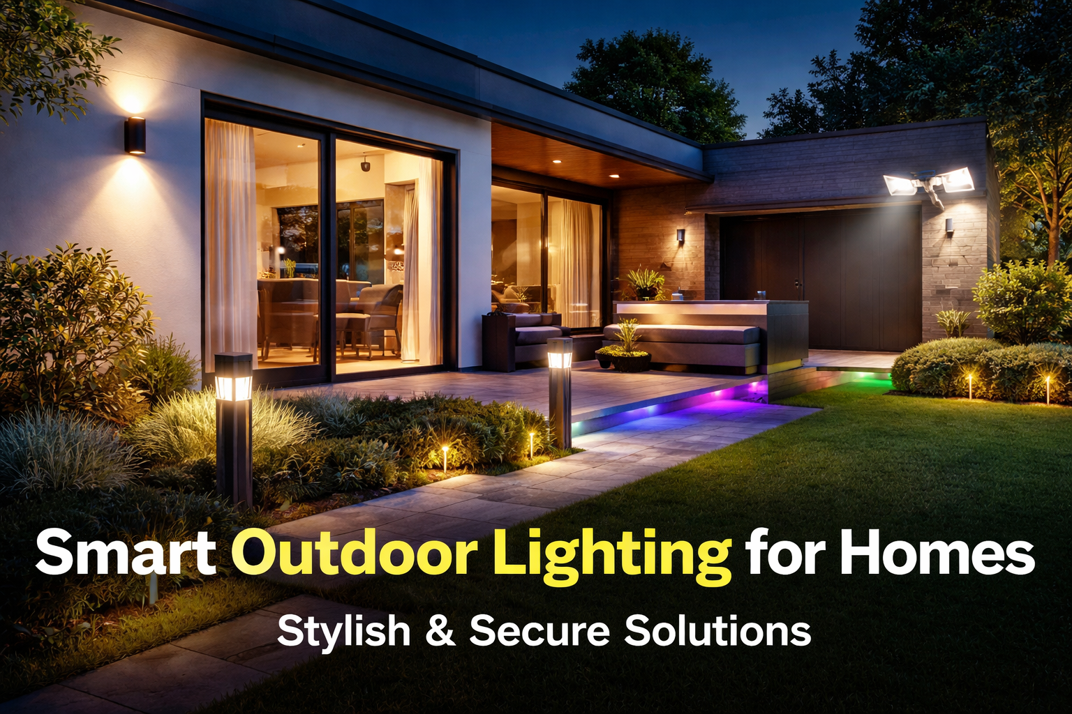 Smart Outdoor Lighting for Homes