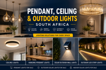 Pendant, Ceiling & Outdoor Lights South Africa with pendant chandelier lights, hanging pendant lights, solar outdoor wall lights, and outdoor LED strip lights by Mr Smart Lighting Company