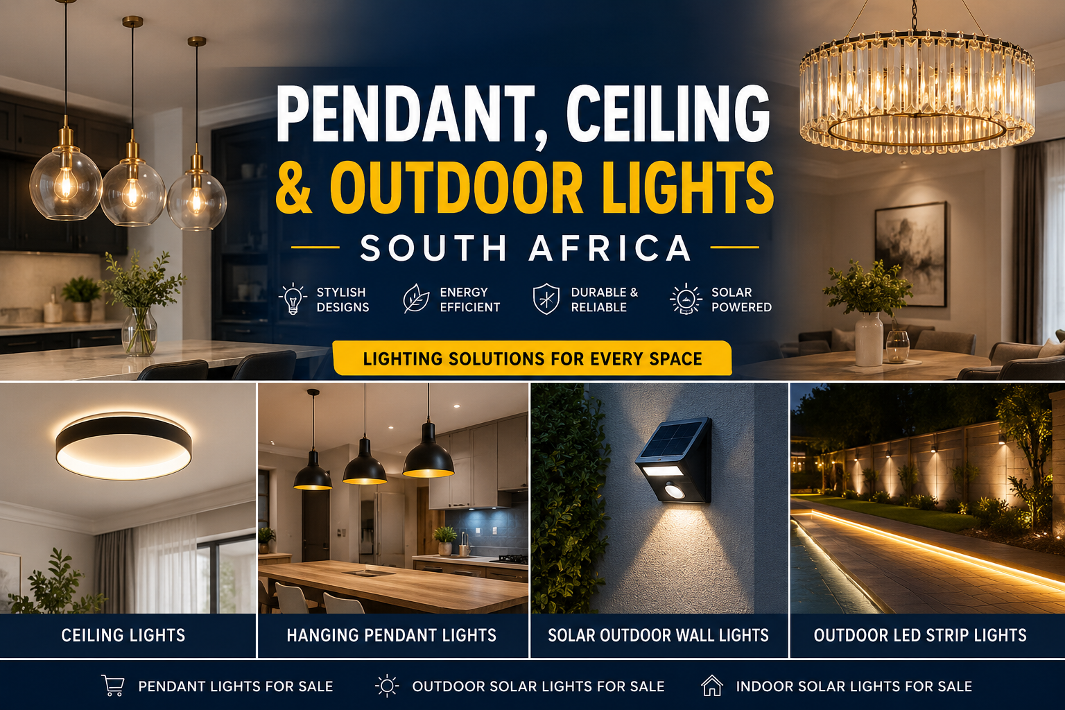 Pendant, Ceiling &amp; Outdoor Lights | South Africa