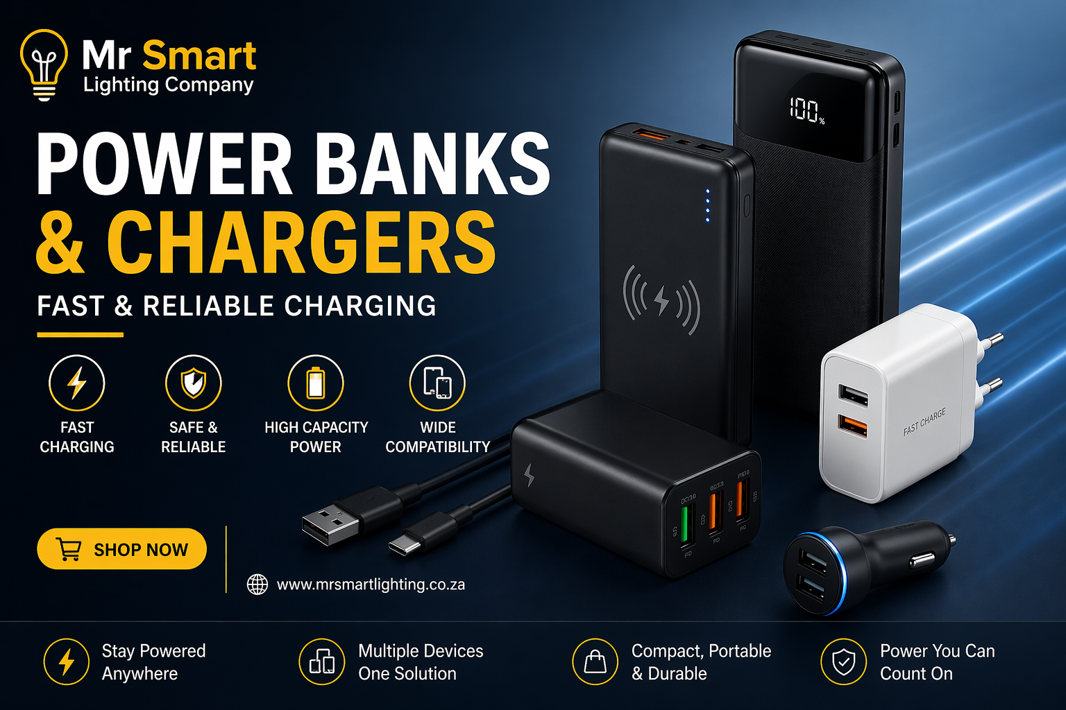 Power Banks and Chargers | Fast & Reliable Charging