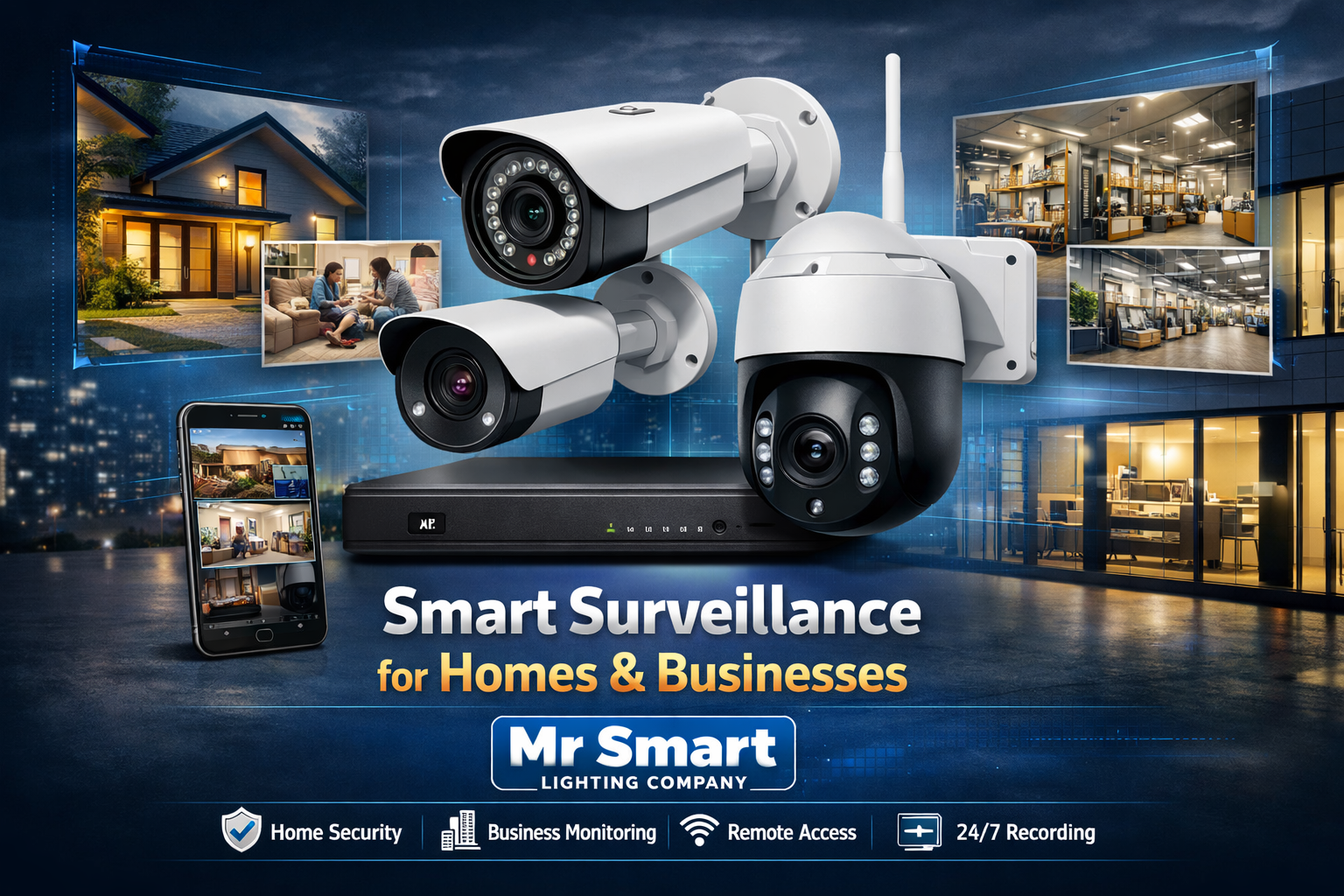 Smart CCTV Camera Systems for Homes and Businesses – Mr. Smart Lighting ...