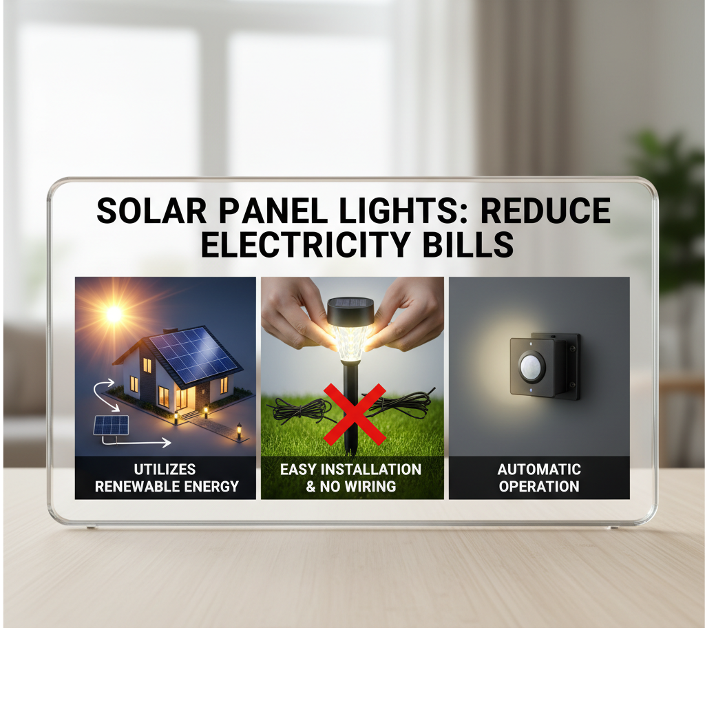How Solar Panel Lights for Home Can Reduce Electricity Bills