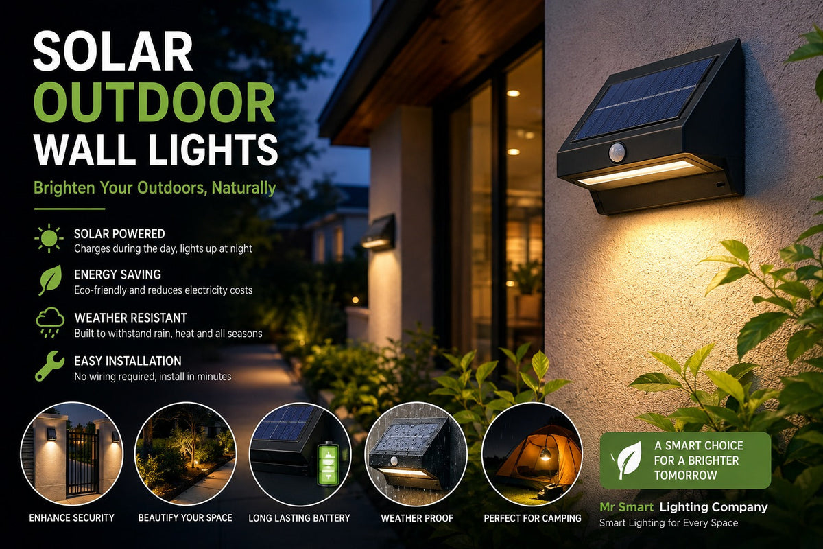 Solar Outdoor Wall Lights | Bright, Efficient Lighting