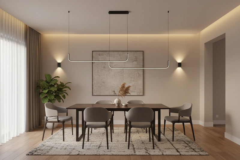 Eurolux Aro Pendant Black LED 40w 4000K-P1371