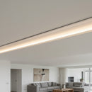 55mm x 20mm x 13mm Surface LED Aluminum Channel Drywall Profile - 3 meter.