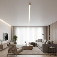 55mm x 20mm x 13mm Surface LED Aluminum Channel Drywall Profile - 3 meter.