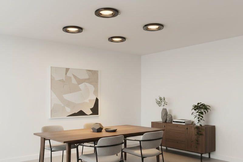 Downlight Fitting (GU10/MR16) - Gun Metal.