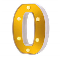 Gold plated LED Number Lights. - Mr.Smart SA's Best Online Shopping Store