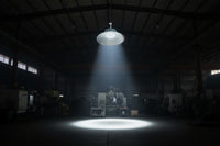 200W High bay LED industrial lamp.