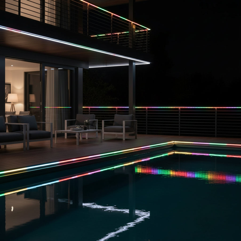 100M- LED RGB/Multicolor Strip Light 220V.