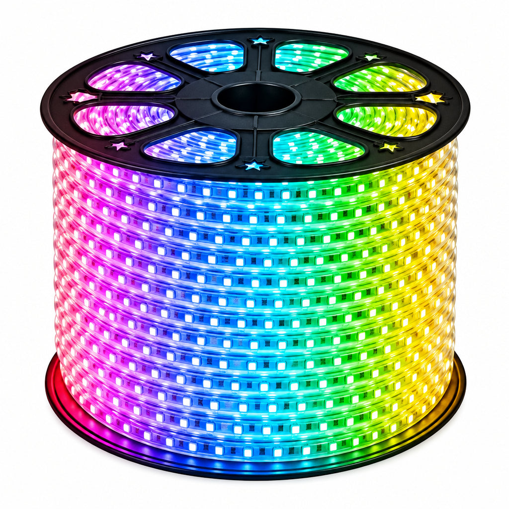 100M- LED RGB/Multicolor Strip Light 220V.