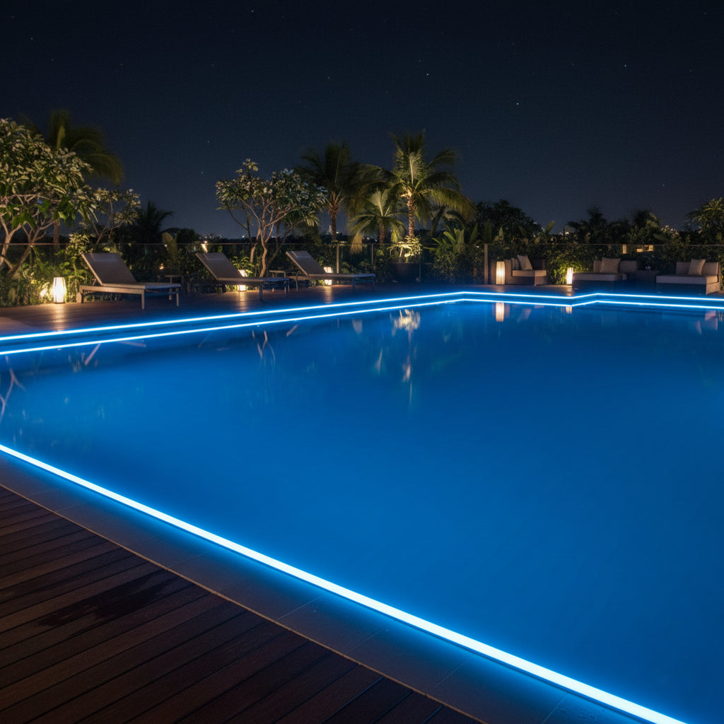 Flexible 50M 220V 12CM Cuttable COB LED Strip Light for commercial use