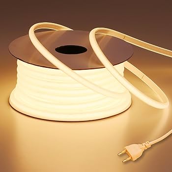 Close-up of 50M 220V 12CM Cuttable COB LED Strip Light roll