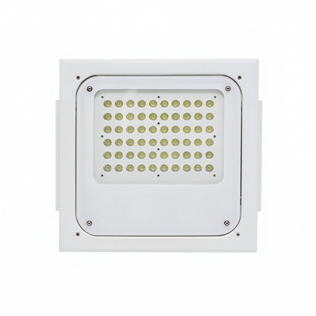 100W LED recessed canopy light for Gas/Petrol station-170729.