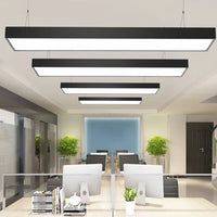 100W 1180x300mm LED Office Pendant light 6500K-Office Setting-Mr Smart Lighting Company
