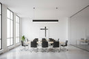 100W 1180x300mm LED Office Pendant light 6500K-Boardroom-Mr smart lighting company