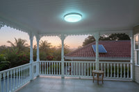 100W LED Solar Ceiling Light-6500K-IP54-(2 Years Warranty)-Varanda/Patio-Mr Smart Lighting Company.