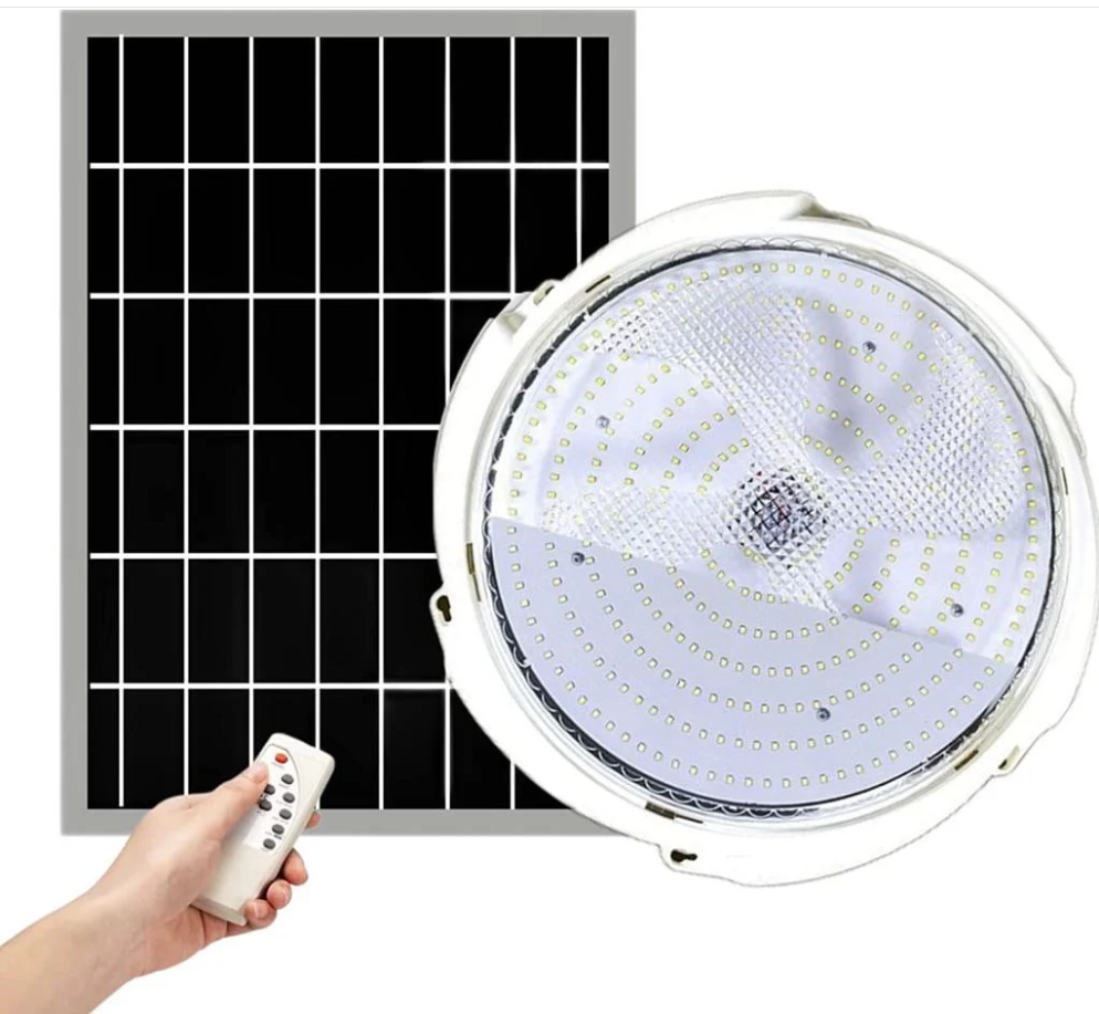 100W LED Solar Ceiling Light-6500K-IP54-(2 Years Warranty).