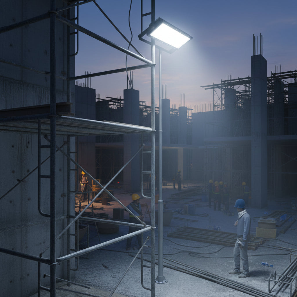 100W Modular Industrial Heavy Duty LED flood light-6500K-IP65-3 Year Warranty-Construction Site- Mr Smart Lighting Company.