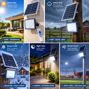 100W Remote Controlled Solar Powered LED Flood Light IP66-6500k-(12 Months Warranty)-Multiple mounting applicable places.-Mr Smart Lighting Company.