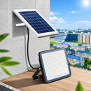 100W Remote Controlled Solar Powered LED Flood Light IP66-6500k-(12 Months Warranty)-Mr Smart Lighting Company-Advert.