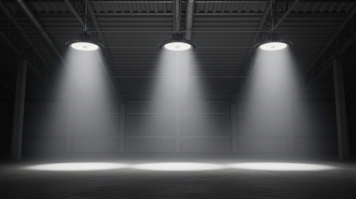 100W UFO industrial High bay LED Light-IP65-6500K-(2 Years Warranty-Mr Smart Lighting Company-Warehouse