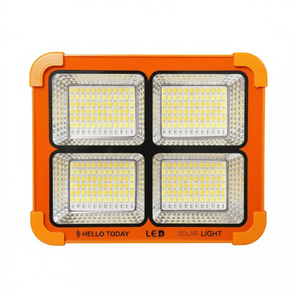 100W Portable Solar Rechargeable LED Flood Light.